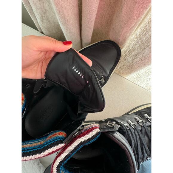 Gucci Leon leather High Top Men boots/sneakers